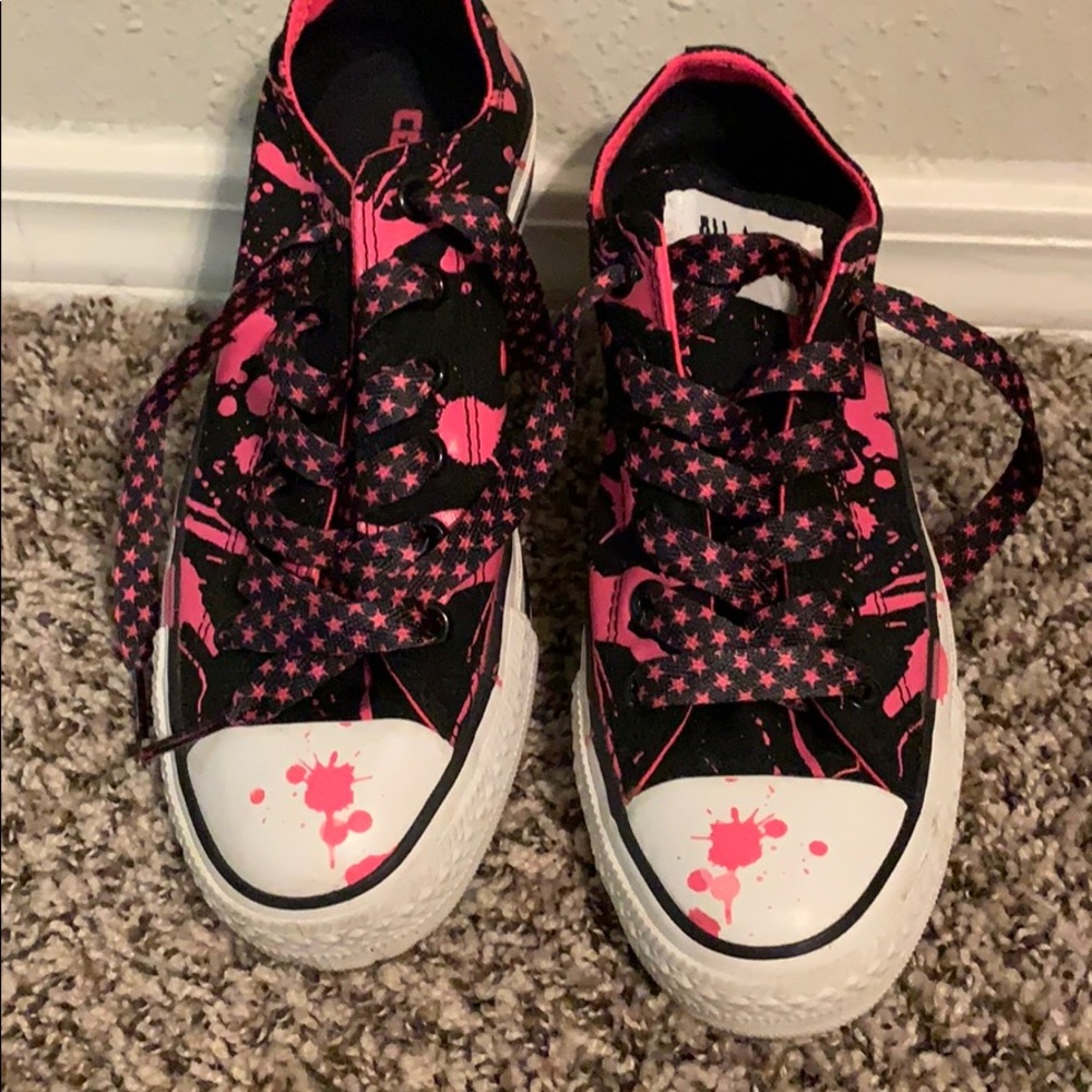 Paint Splatter Converse